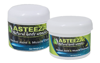 Two jars of Asteeza Natural Body Wonder